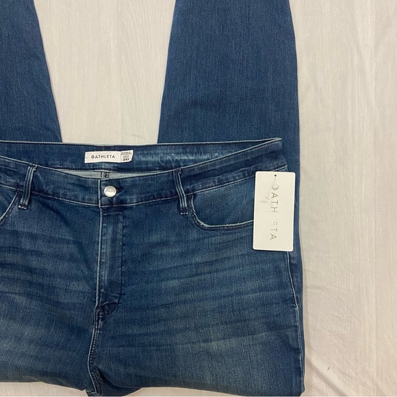 Athleta Sculptek Distressed Skinny Jeans All Around Stretch High Rise Size 24X - Picture 3 of 12